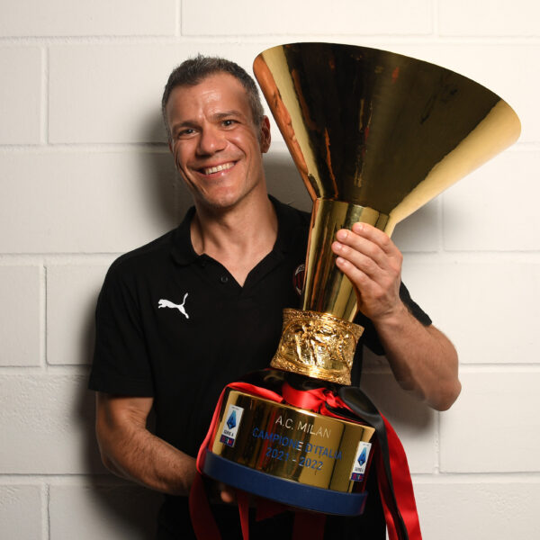 REGGIO NELL'EMILIA, ITALY - MAY 22: during the Serie A match between US Sassuolo and AC Milan at Mapei Stadium - Citta' del Tricolore on May 22, 2022 in Reggio nell'Emilia, Italy. (Photo by Claudio Villa/AC Milan via Getty Images)