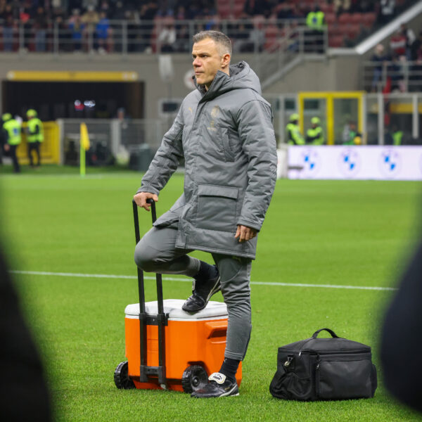 MILAN, ITALY - JANUARY 11: <> during the Serie A match between AC Milan and Cagliari at Stadio Giuseppe Meazza on January 11, 2025 in Milan, Italy. (Photo by Sara Cavallini/AC Milan via Getty Images)